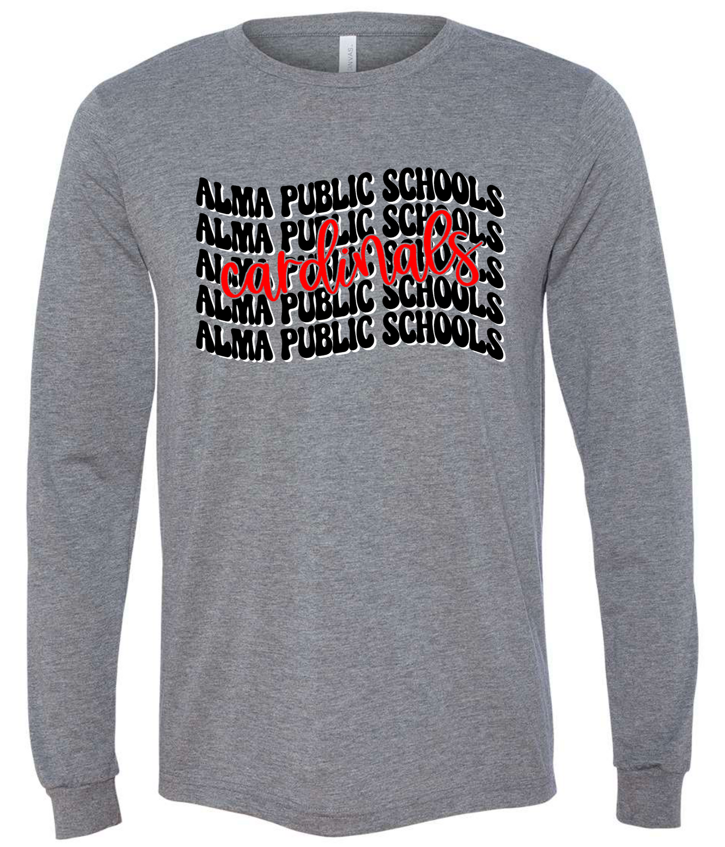 Alma Public School Cardinals (Bella+Canvas Brand)