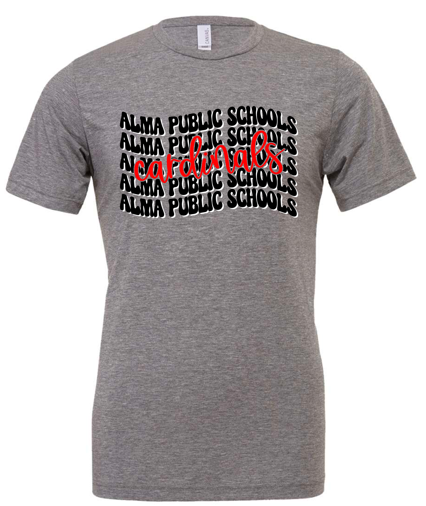 Alma Public School Cardinals (Bella+Canvas Brand)
