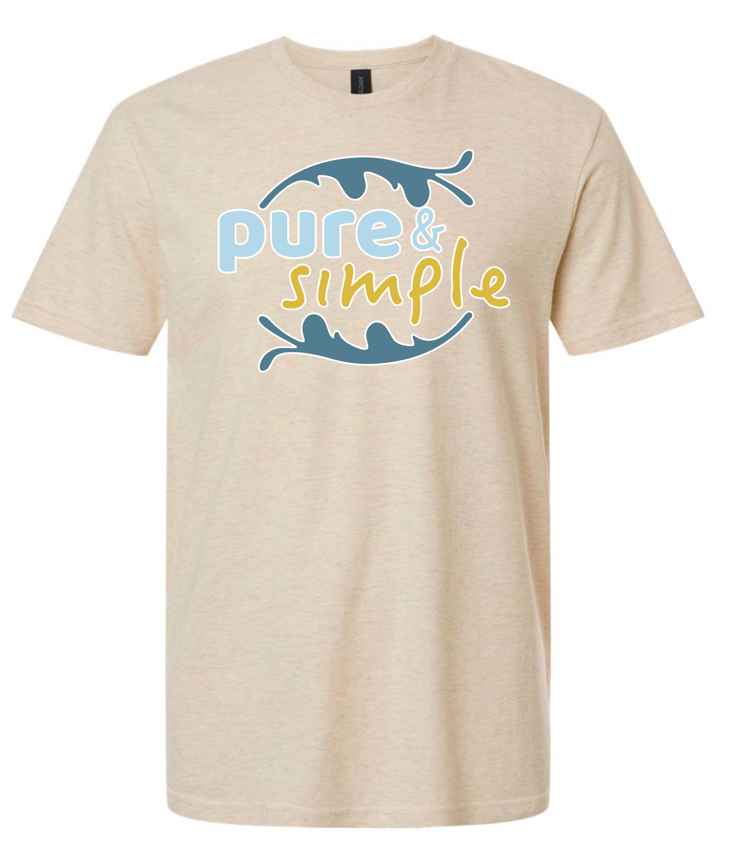 Pure & Simple T-Shirt (Heather Oatmeal)