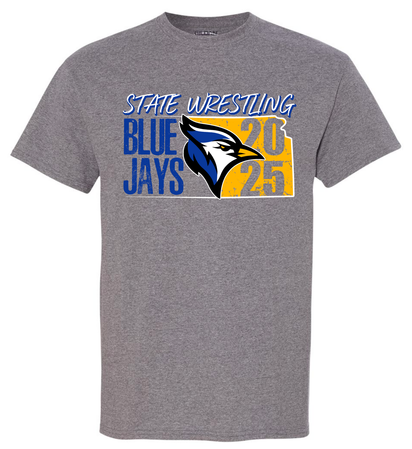 NCHS STATE WRESTLING TEAM SHIRT (BELLA+CANVAS BRAND)