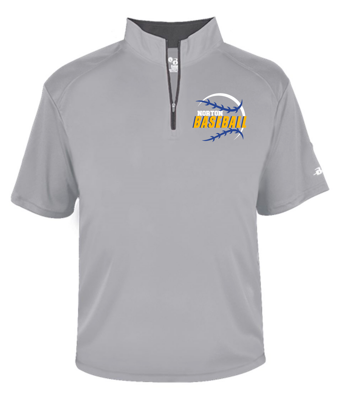 Norton Baseball Quarter Zip Short Sleeve Pullover