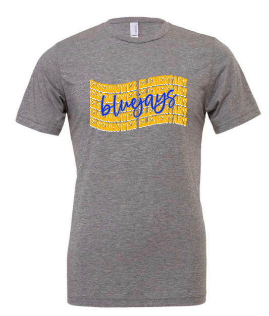 EISENHOWER ELEMENTARY WAVY DESIGN (BELLA+CANVAS BRAND)