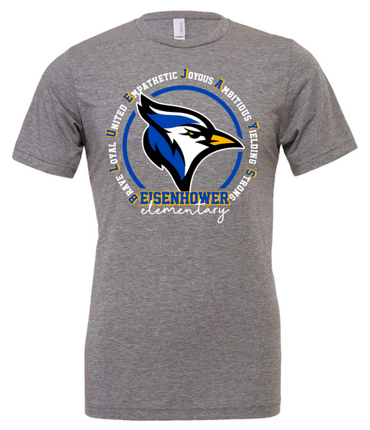 Eisenhower Elementary BLUEJAYS (Bella+Canvas Brand)