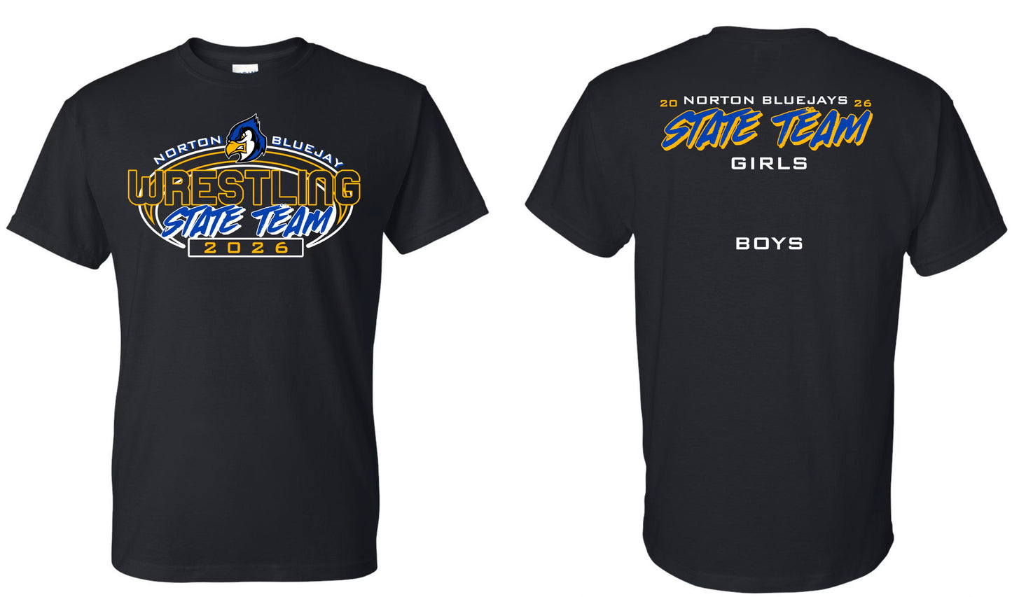 2026 NORTON KIDS STATE WRESTLING APPAREL (GILDAN BRAND)