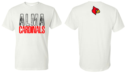 Alma Cardinals Distressed (Bella+Canvas Brand)
