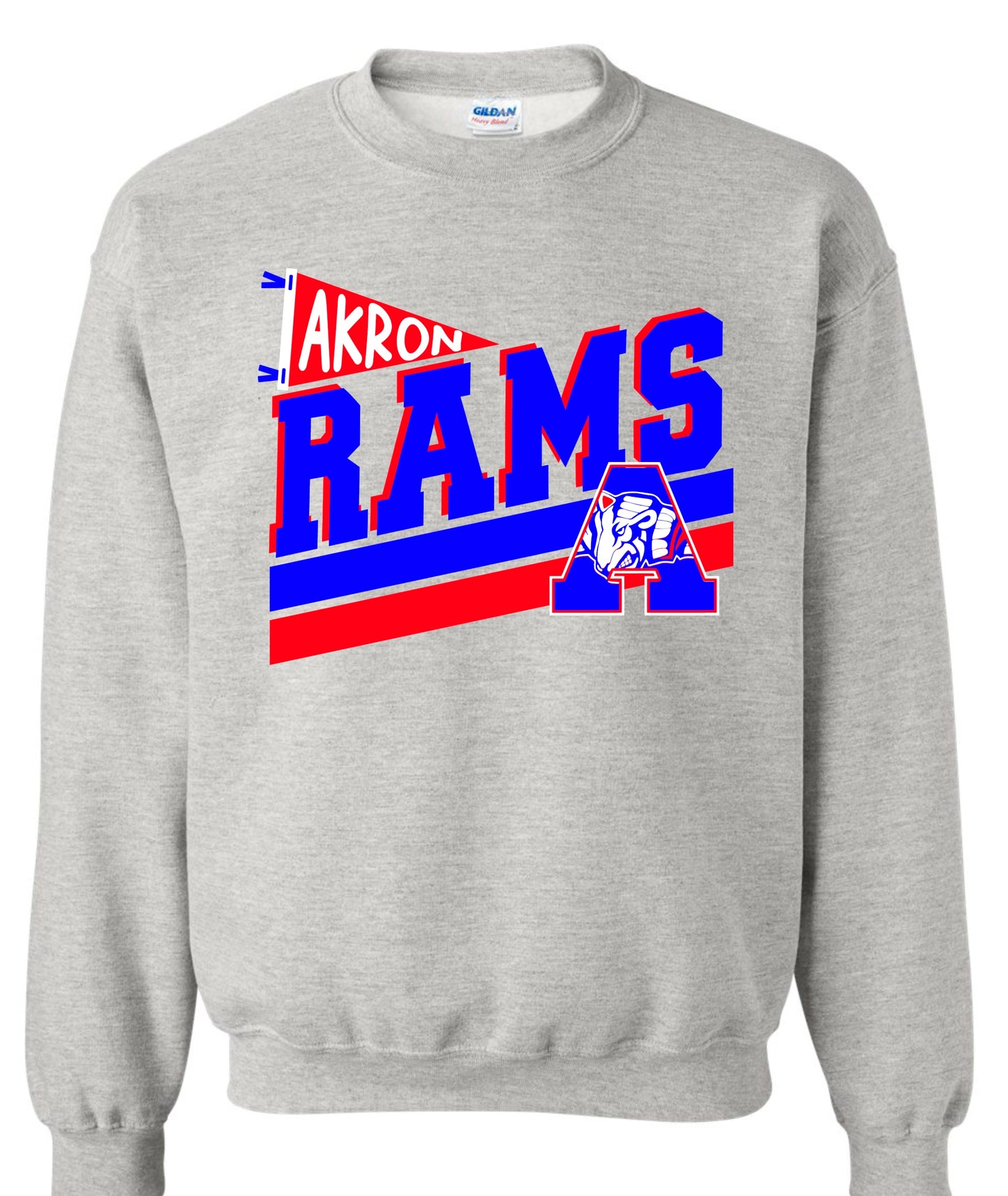 School Mascot Pennant Sweatshirt