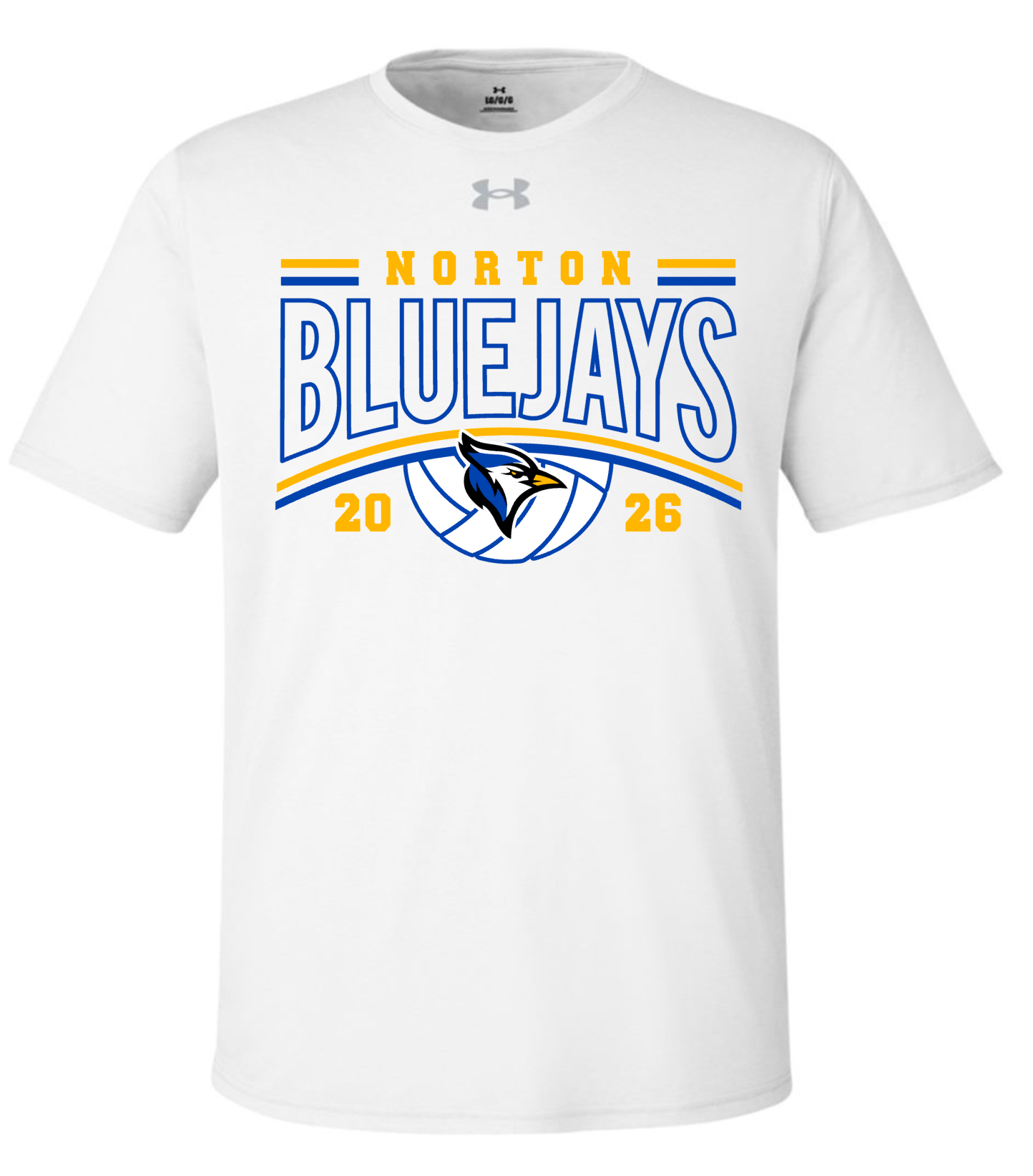 Bluejay Volleyball 2026 White (Under Armour Brand)