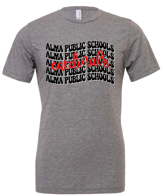 Alma Public School Cardinals (Bella+Canvas Brand)