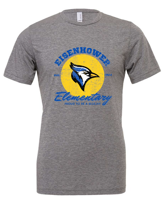 Eisenhower Elementary Distressed (Bella+Canvas Brand)