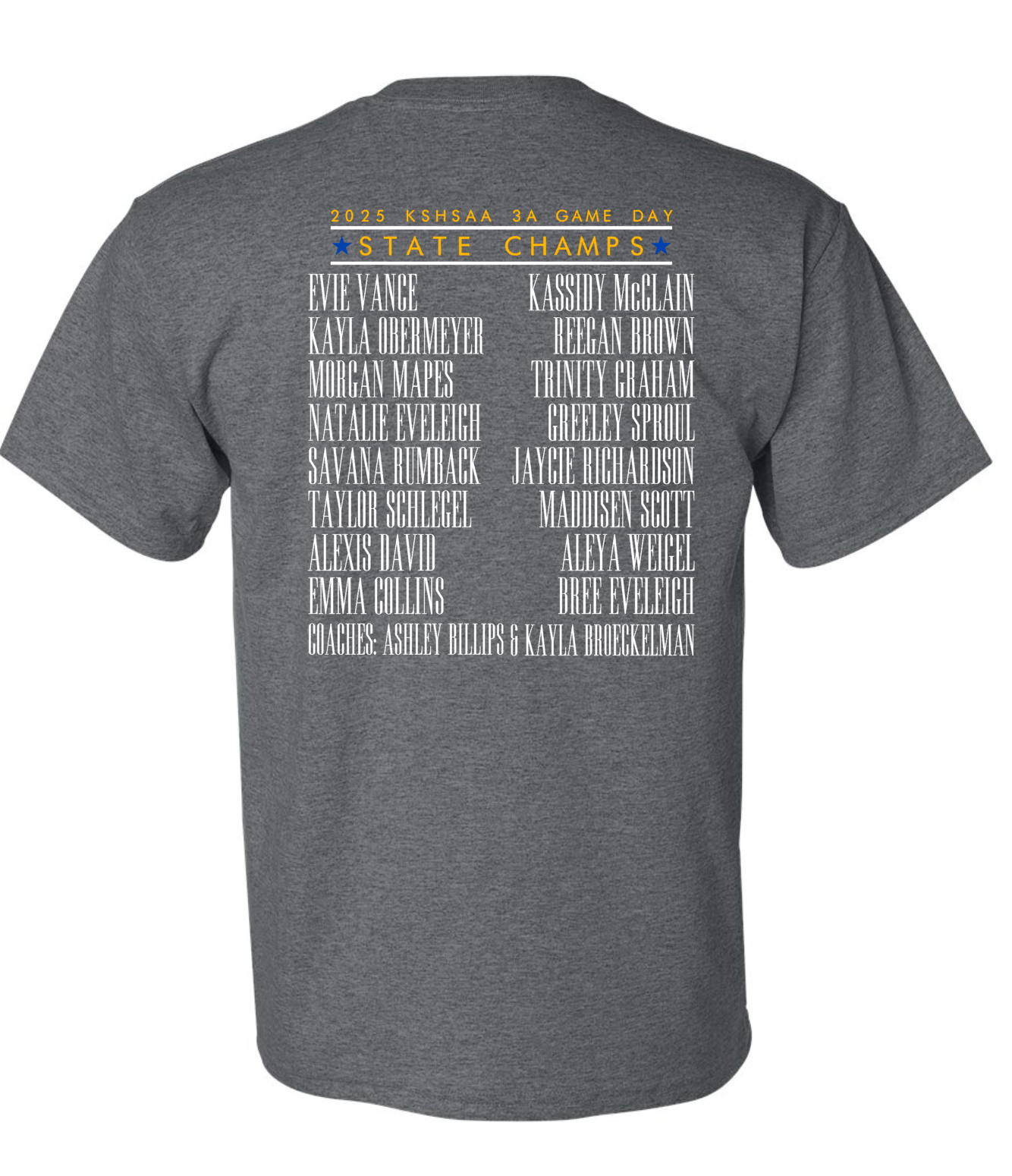 NCHS Cheer State Champs (Gildan Brand)