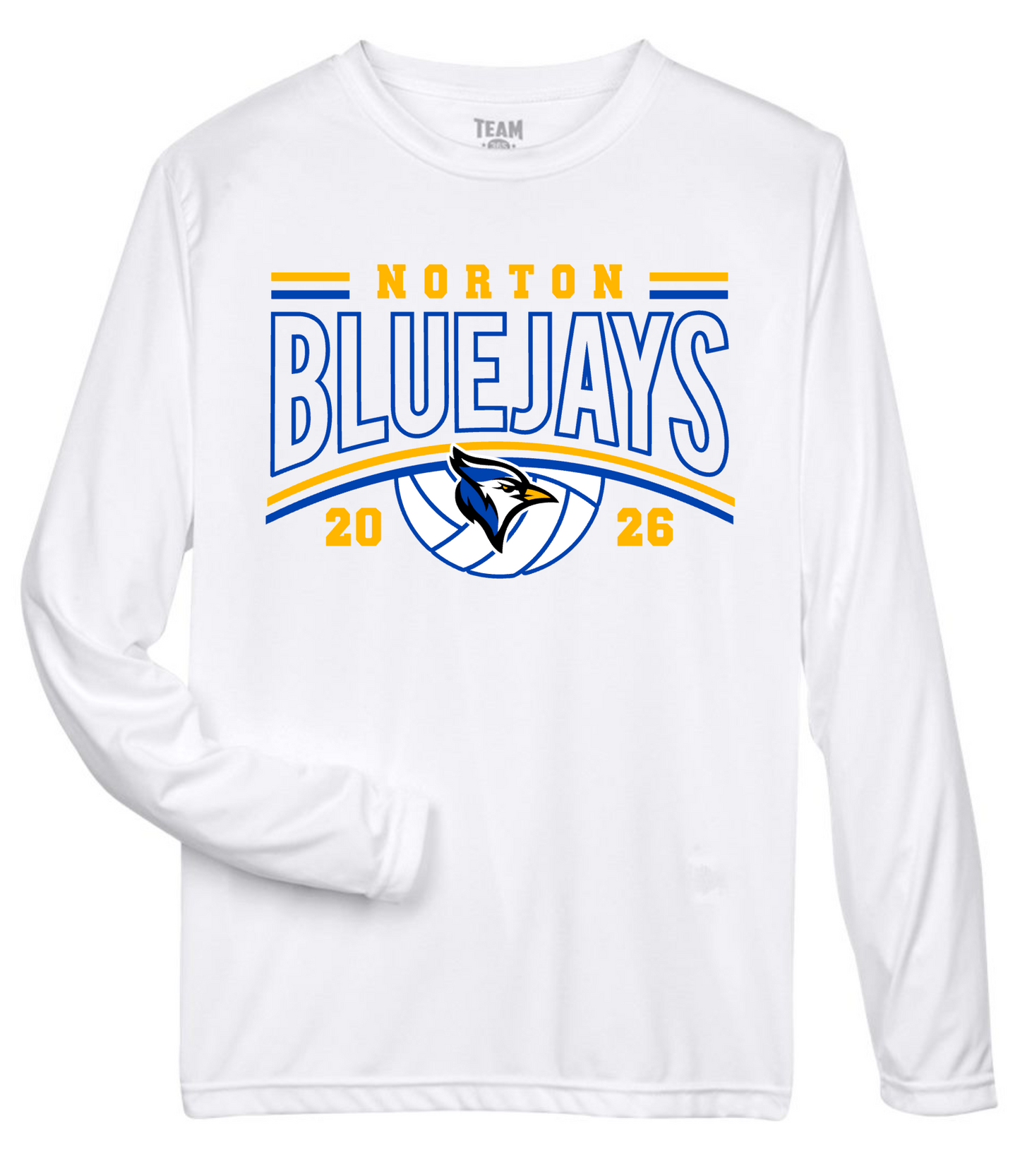 Bluejay Volleyball 2026 White (Performance Style)