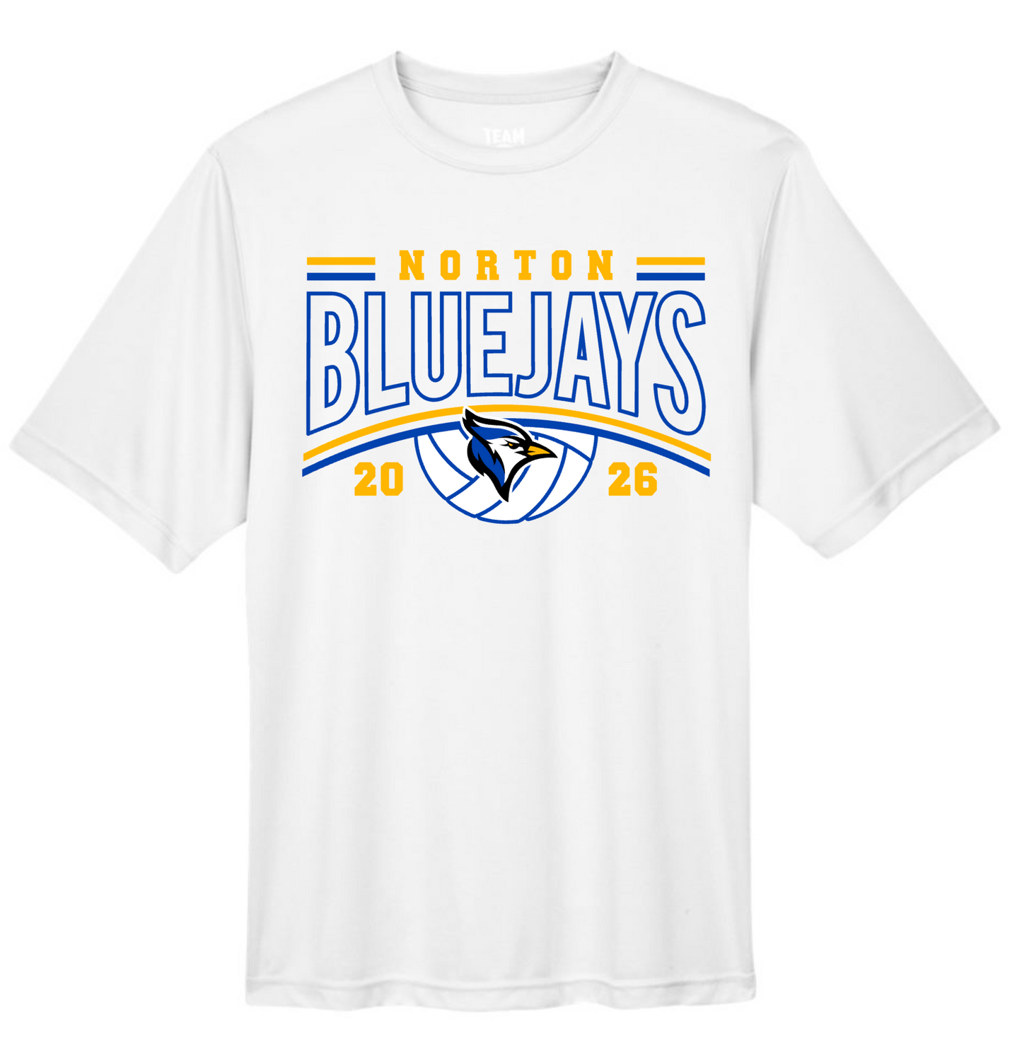 Bluejay Volleyball 2026 White (Performance Style)