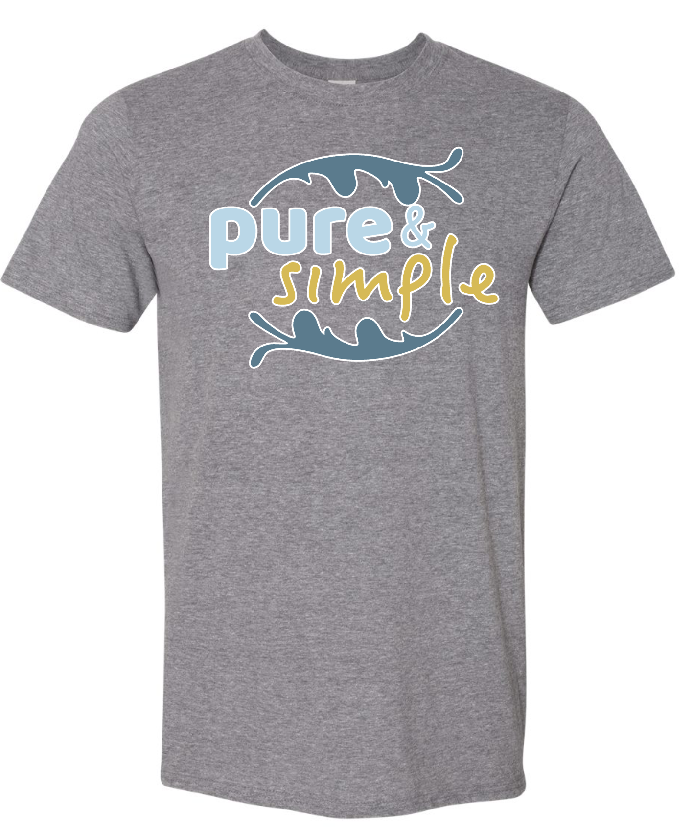 Pure & Simple T-Shirt (Graphite Heather)
