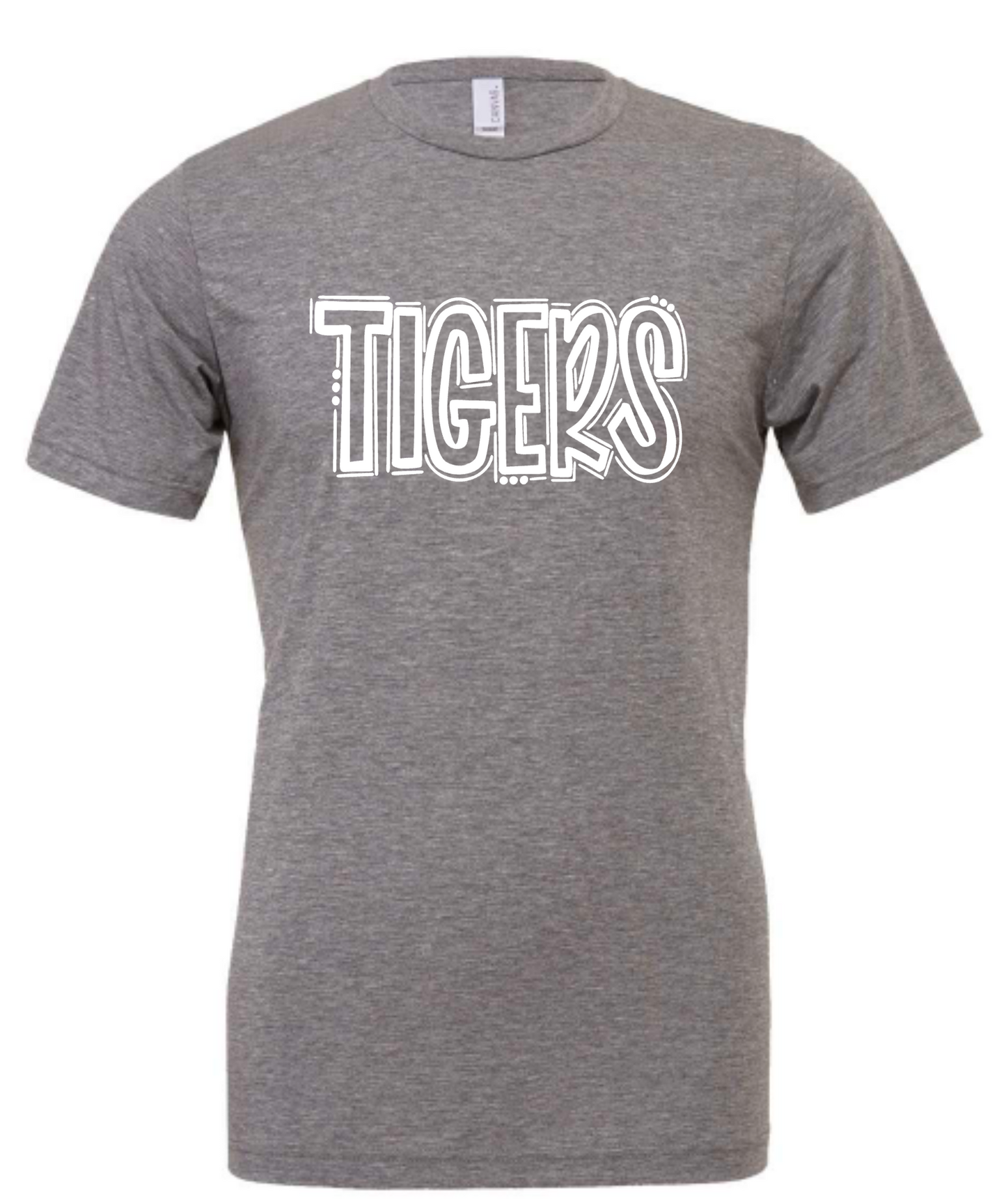 WES TIGERS T-SHIRT(BELLA+CANVAS BRAND)