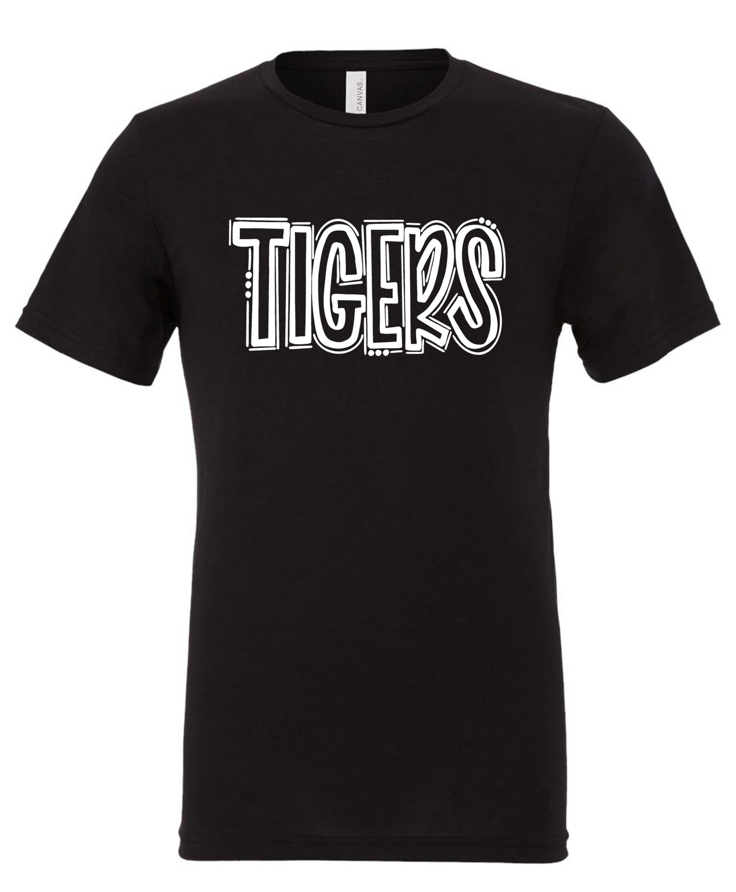 WES TIGERS T-SHIRT(BELLA+CANVAS BRAND)