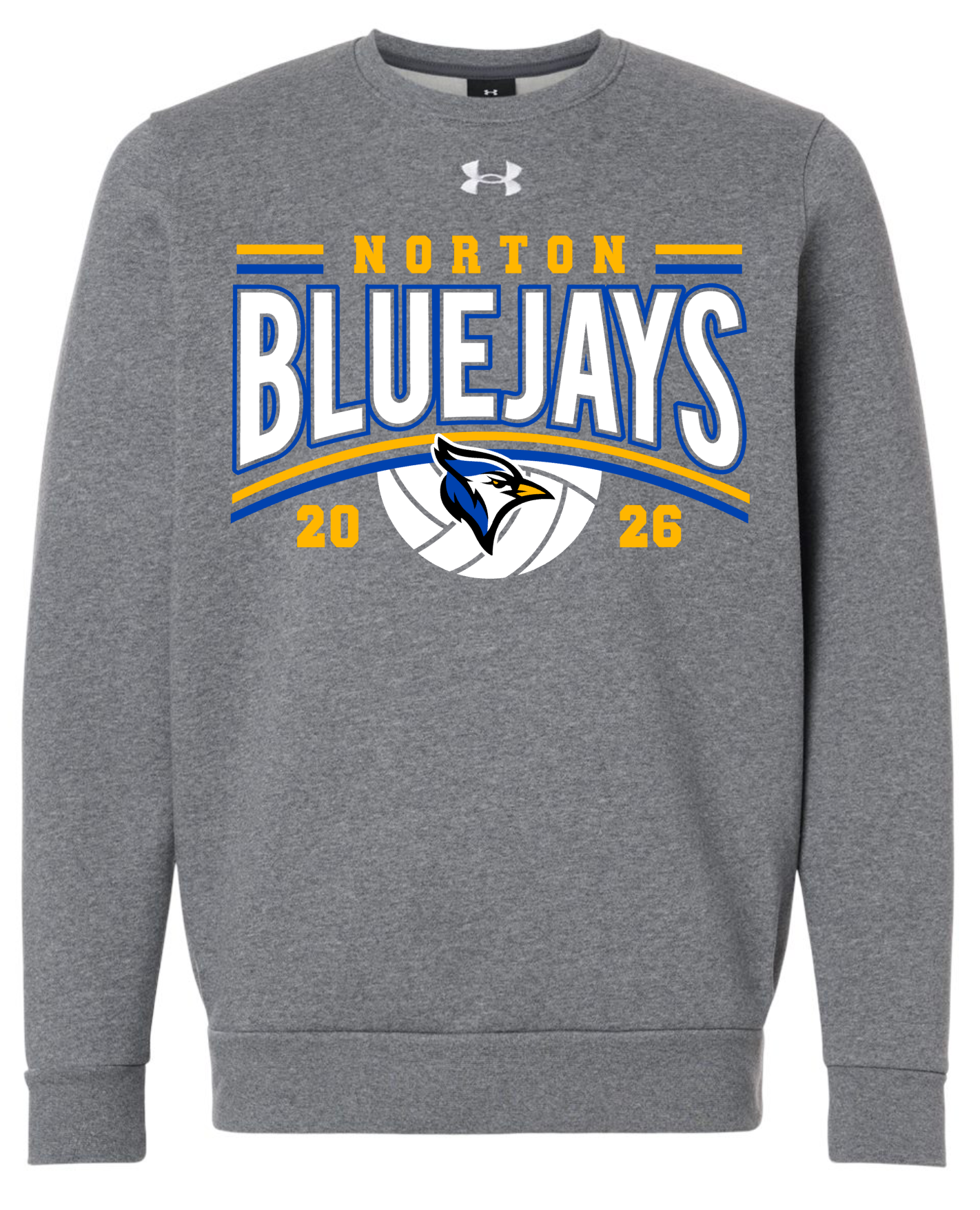 Bluejay Volleyball 2026 Gray (Under Armour Brand)