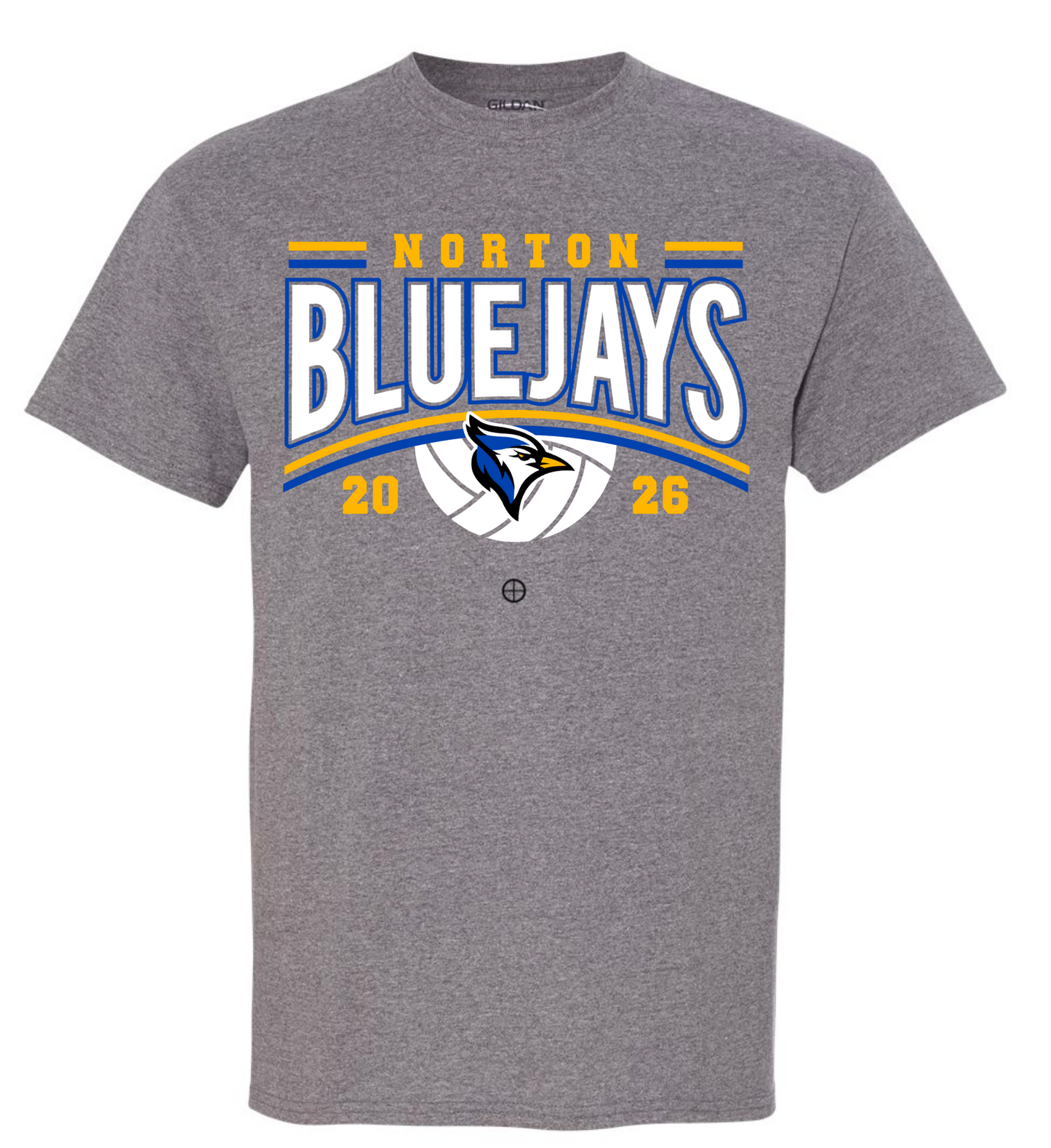 Bluejay Volleyball 2026 Gray (Gildan Brand)