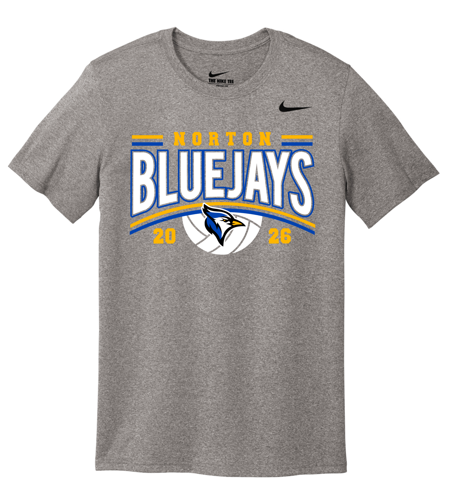 Bluejay Volleyball 2026 Gray (Nike Brand)