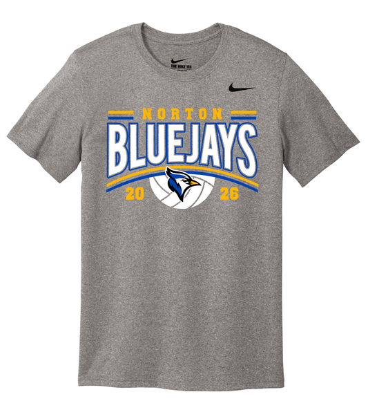 Bluejay Volleyball 2026 Gray (Nike Brand)