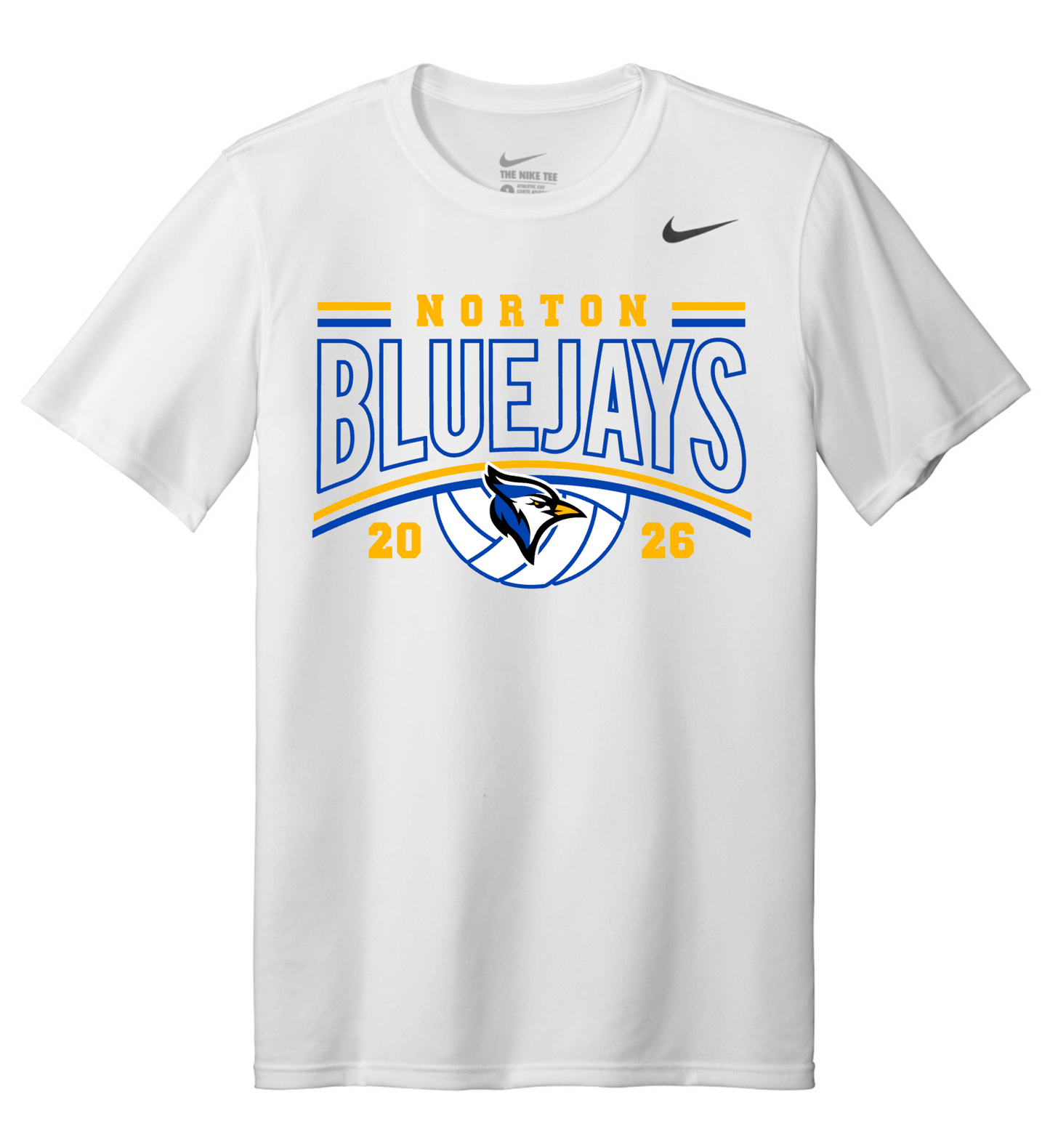 Bluejay Volleyball 2026 White (Nike Brand)