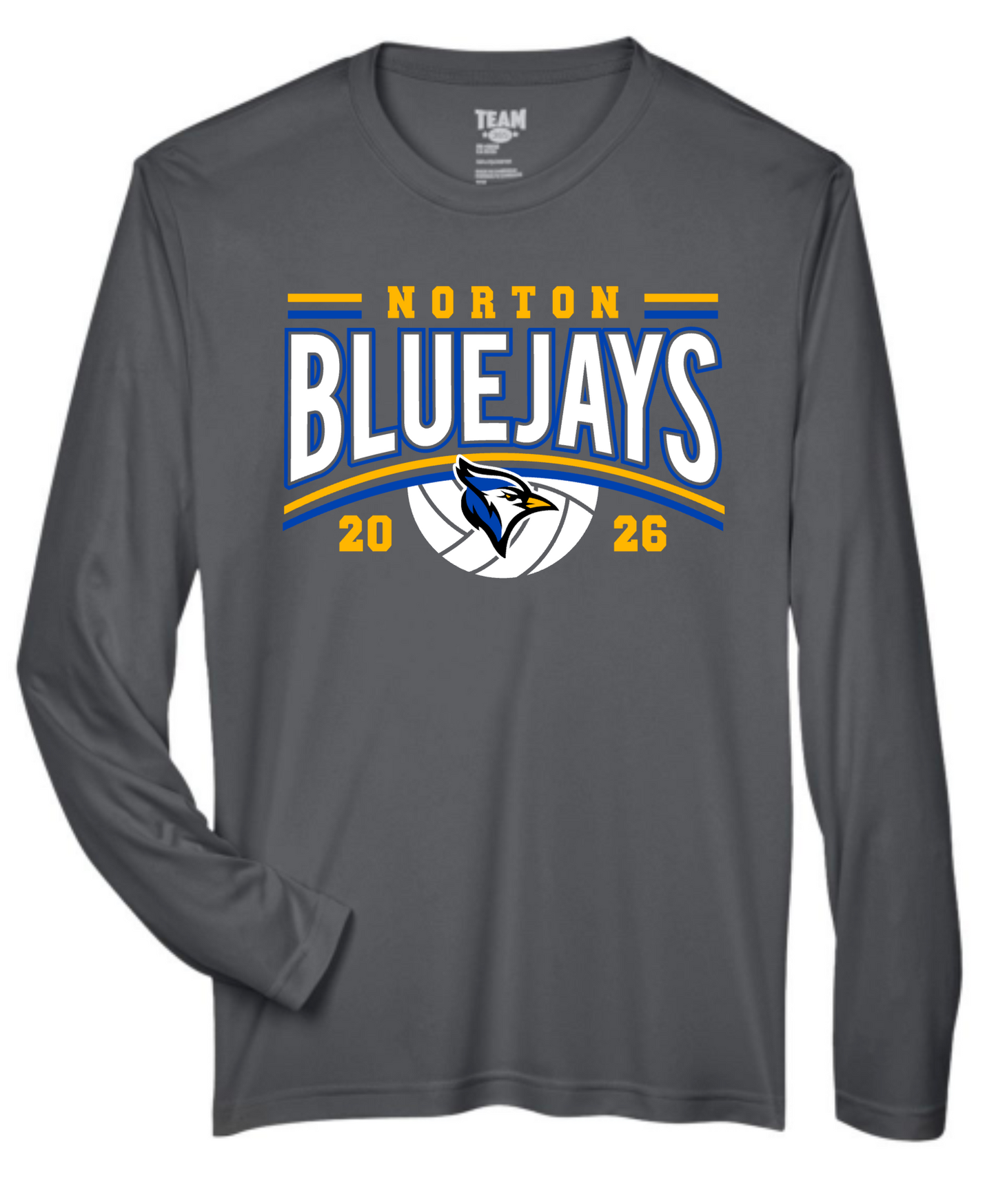 Bluejay Volleyball 2026 Gray (Performance Style)