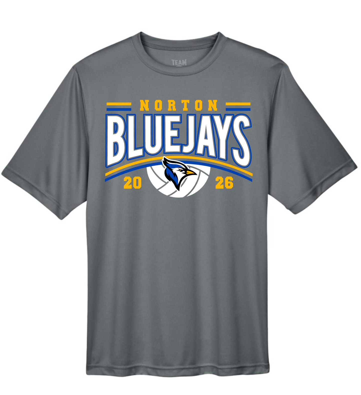 Bluejay Volleyball 2026 Gray (Performance Style)