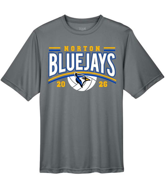 Bluejay Volleyball 2026 Gray (Performance Style)