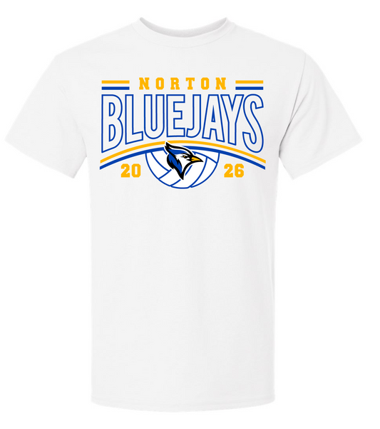 Bluejay Volleyball 2026 White (Gildan Brand)